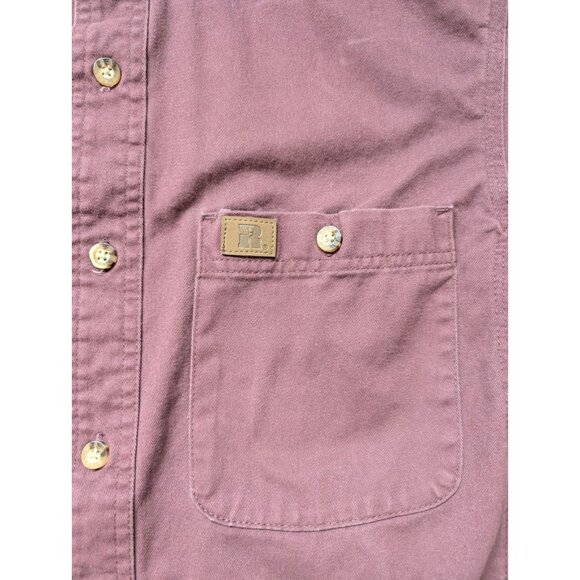 Wrangler Riggs workwear shirt purple size M workwear - Picture 3 of 5